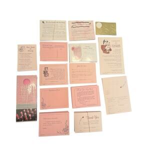 Mary Kay Vintage Bundle of (500) Cards Door Hangers Surveys Guides Paperwork